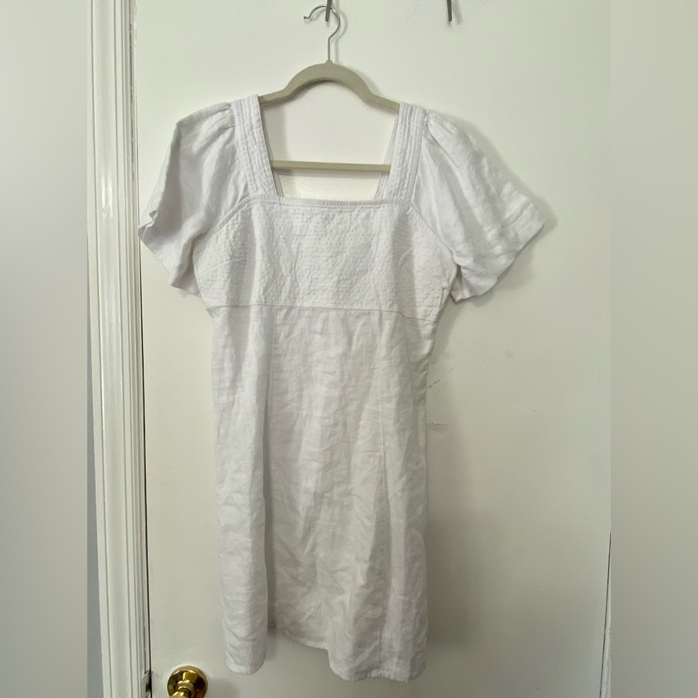 Madewell White Midi Dress